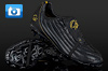 Pele Sports 1970 Football Boots - Black/Yellow