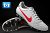 Nike Tiempo Legend IV Elite Football Boots - White/Red/Silver