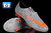 Nike Mercurial Vapor VI Safari Football Boots - White/Total Orange/Black