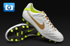 Nike Tiempo Legend IV Elite Football Boots - White/Gold