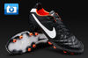 Nike Tiempo Legend IV Football Boots - Black/White/Orange