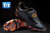 Pele Sports 1970 Football Boots - Black/Orange 