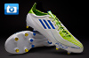 adidas F50 adizero Football Boots - White/Blue/Slime