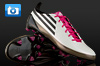 adidas F50 adiZero Football Boots - White/Black/Radiant Pink