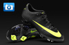 Nike CR Mercurial Vapor Superfly III Football Boots C Black/Volt/Dark Shadow