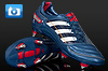 adidas Predator X Football Boots - Predator Blue/White/Scarlet