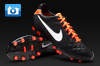 Nike Tiempo Legend IV Elite Football Boots - Black/White/Orange