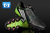 adidas F50i Tunit Football Boots - Premium Black/Macaw/White