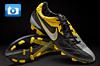 Nike T90 Laser IV KL Football Boots - Black/Tour Yellow/Silver