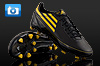 adidas F50 adiZero Football Boots - Black/Sun/Gold