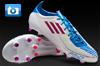 adidas F50 adizero Football Boots - White/Pink/Cyan