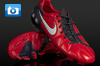 Nike T90 Laser III Football Boots - Challenge Red/White/Dark Shadow