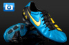 Nike T90 Laser III Football Boots - Neptune Blue/Vibrant Yellow/Black