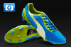 Puma v1.11 SL Football Boots - Blue/White/Lime