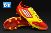 adidas F50 adizero miCoach Leather Football Boots - High Energy/White/Electricity