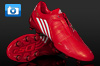 adidas F50i Tunit Football Boots - Scarlet/White/Gold