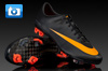 Nike Mercurial Vapor Superfly II Football Boots - Black/Circuit Orange/Black