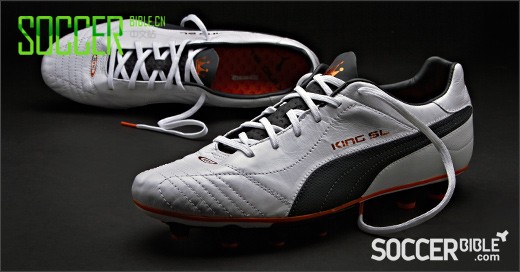 Puma King Finale SL Football Boots - White/Navy/Orange