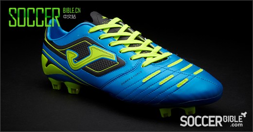 Joma Power Football Boots - Navy/Lime 