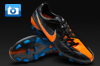 Nike T90 Laser IV KL Football Boots - Black/Orange/Blue