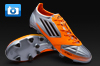 adidas f50 adizero miCoach Leather Football Boots - Silver/Red