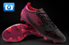 adidas f50 adizero miCoach Graphic Football Boots - Black/Infrared/Pink