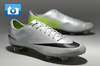 Nike Mercurial Vapor IX Football Boots - Platinum/Black/Green - Football Boots