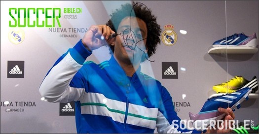 adidas Officially Welcome Marcelo at Bernabéu Store - Football News