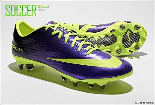 Nike Mercurial Vapor IX Football Boots - Purple/Black/Volt - Football Boots