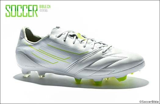 adidas adizero F50 Football Boots - White/White/Slime - Football Boots