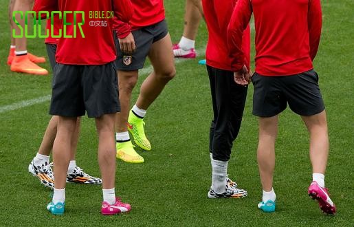 Atltico Madrid Players Train In World Cup Boots Ahead Of UCL Final : Boot Spotting : Soccer Bible