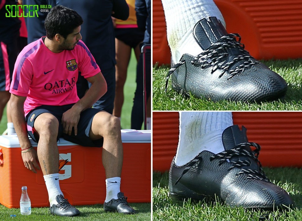 Luis Suarez Trains In Next-Gen adizero : Boot Spy : Soccer Bible