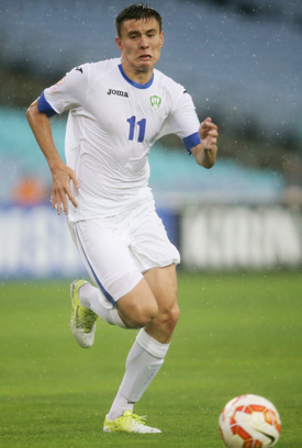 Igor Sergeev (Uzbekistan) adidas F50 adizero