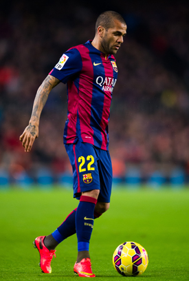 Dani Alves (Barcelona) Nike Mercurial Vapor X