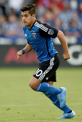 Perez Garcia (San Jose Earthquakes) adidas F50 adizero