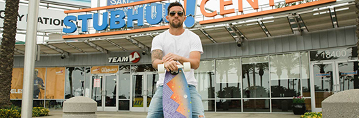 Dan Gargan Creates Longboards for LA Galaxy Foundation : Art and Illustration : Soccer Bible