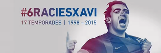 Xavi Farewell Tribute from FC Barcelona : Video : Soccer Bible