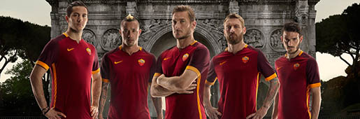 Nike Unveil Roma 15/16 Home Shirt : Football Apparel : Soccer Bible