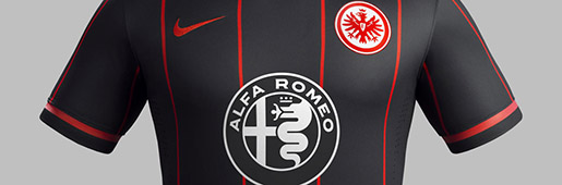 Eintracht Frankfurt 15/16 Home Kit : Football Apparel : Soccer Bible