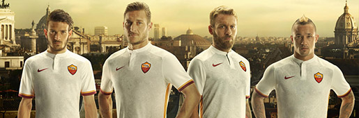 AS Roma Nike Away Kit 15/16 : Football Apparel : Soccer Bible