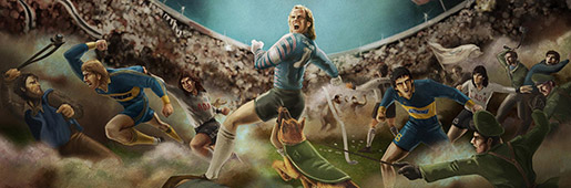 'Campeones de Estampa' | The Illustrated stories of Colo Colo : Art and Illustration : Soccer Bible