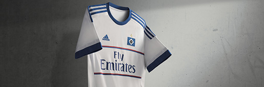 Hamburg 15/16 home kit by adidas : Football Apparel : Soccer Bible
