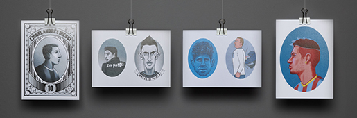 Dan Leydon Illustrated Postcards : Art and Illustration : Soccer Bible