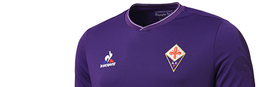 Fiorentina x Le Coq Sportif | 15/16 Home Kit : Football Apparel : Soccer Bible