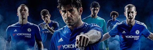 Chelsea Home 15/16 by adidas : Football Apparel : Soccer Bible