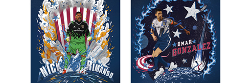 MLS Gold Cup Posters | Crush Creative : Art and Illustration : Soccer Bible