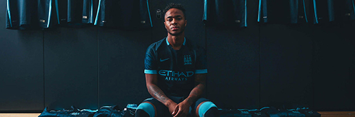 Man City x Nike 15/16 Away : Football Apparel : Soccer Bible