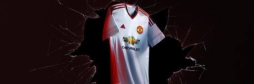 Man United Away 15/16 by adidas : Football Apparel : Soccer Bible