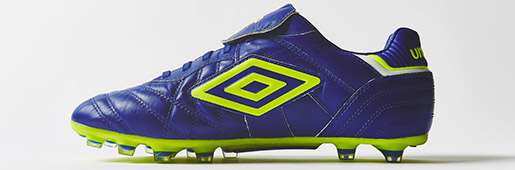 Umbro Speciali Eternal "Clematis Blue/Safety Yellow" : Football Boots : Soccer Bible