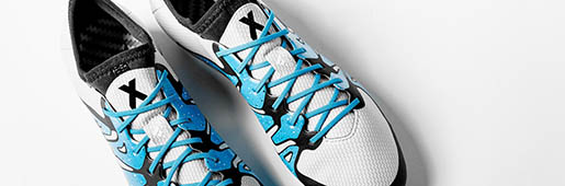 adidas X 15.1 "White/Solar Blue/Black" : Football Boots : Soccer Bible